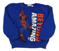 Kobaltově modrá mikina so Spider-manem Marvel