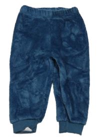 Tmavomodré chlpaté nohavice