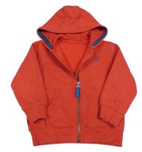 Červená propínací mikina s kapucí Next