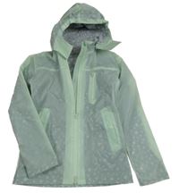 Svetlozelená nepromokavá jarná bunda s odopínacíá kapucňou Steeds