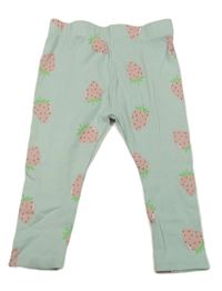 Svetlomodré legíny s jahůdkami Ergee