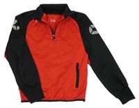 Červeno-čierna športová mikina Stanno