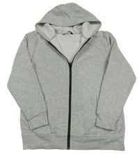 Sivá melírovaná prepínaci mikina s kapucňou George