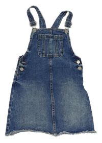 Modré na traké rifľové šaty George