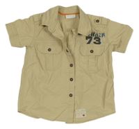 Béžová blúzka s nápisom Blukids