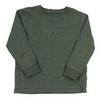 Khaki melírované mikinotriko zn. Next