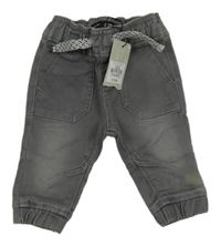 Nové - šedé cuff teplákové rifle PRIMARK