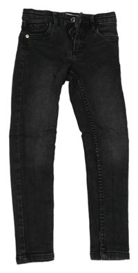 Černé skinny teplákové rifle ZARA