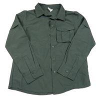 Tmavokhakišedá kostkovaná košile Y.F.K.