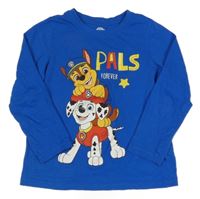 Cobaltovoě modré tričko s PAW PATROL nickelodeon