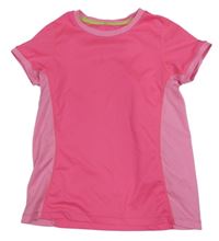 Kriklavoě ružovo-ružové športové tričko H&M