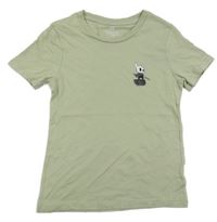 Světlekhaki tričko s obrázkem H&M
