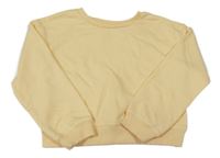 Žltá crop mikina PRIMARK
