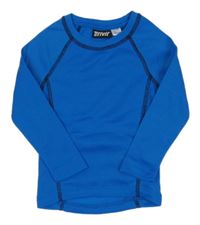 Modré thermo triko crivit