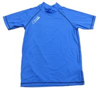 Modré UV tričko s nápismi Crivit