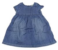 Modré ľahké rifľové šaty Next