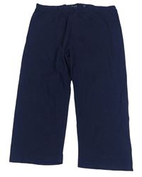 Tmavomodré capri legíny Blue Seven