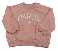 Staroružová mikina s nápisom zn. H&M