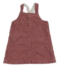 Vínové menšestrové šaty M&S