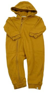 Medová tepláková kombinéza s kapucí George