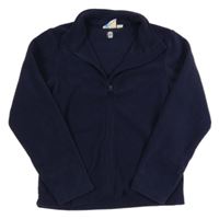 Tmavomodrá fleecová prepínaci funkčná mikina Mountain Warehouse