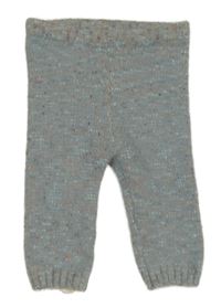 Modré melírované pletené tepláky George