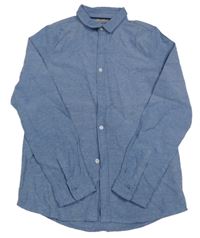 Modrá melírovaná košile Destination