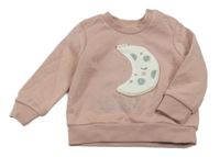 Staroružová mikina s mesiacom Primark