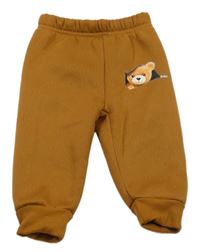 Hnedé tepláky s medvěďom