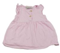 Ružové šaty s gombíkmi Impidimpi