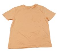 Oranžové tričko s vreckom Everyday