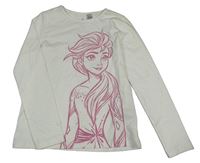 Smotanové tričko s Elsou H&M