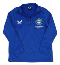 Modrá športová mikina s potlačou Castore