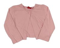 Svetloružový bavlnený cardigan S. Oliver