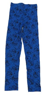 Modro-černé pyžamové kalhoty s Tlapkovou patrolou 