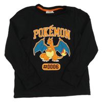 Čierna ľahká mikina s Pokémonem