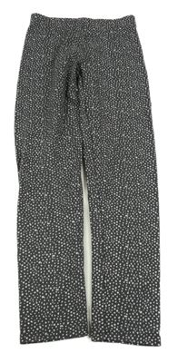 Tmavošedé vzorované legíny Nutmeg