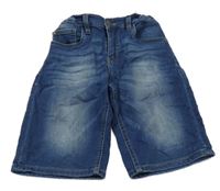 Tmavomodré riflové kraťasy C&A