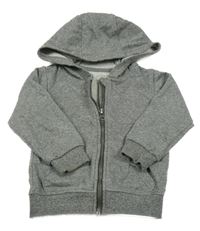 Sivá melírovaná prepínaci mikina s kapucňou Primark