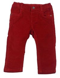 Červené menšestrové nohavice C&A