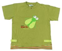 Zelené tričko s muchou