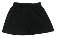 Čierne pruhované športové kraťasy Matalan