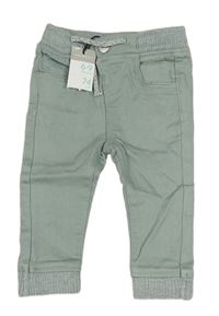 Khaki cuff teplákové rifle s úpletovým pasem Primark
