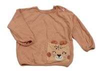 Ružová mikina s ňufáčikom  George