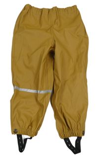 Okrové voděodolné kalhoty mikk-line