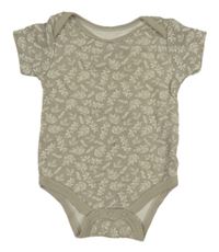 Šedobéžové květované body 