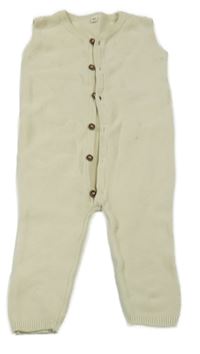 Smetanový svetrový kalhotový overal Zeeman 