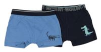 2set - 2x modré boxerky s diny Topolino