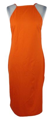 Dámske tehlové červené šaty Boohoo