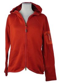 Dámská červená pletená funkční propínací mikina Nature Trail 